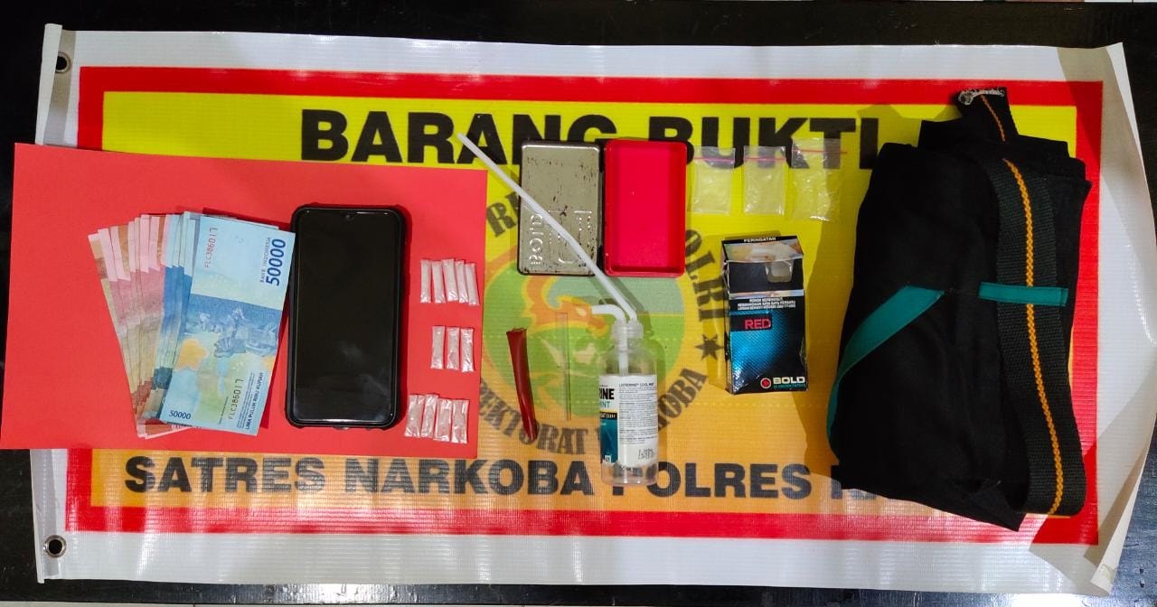 Miliki Sabu 3,42 Gram, Warga Selat Utara Diamankan Polisi