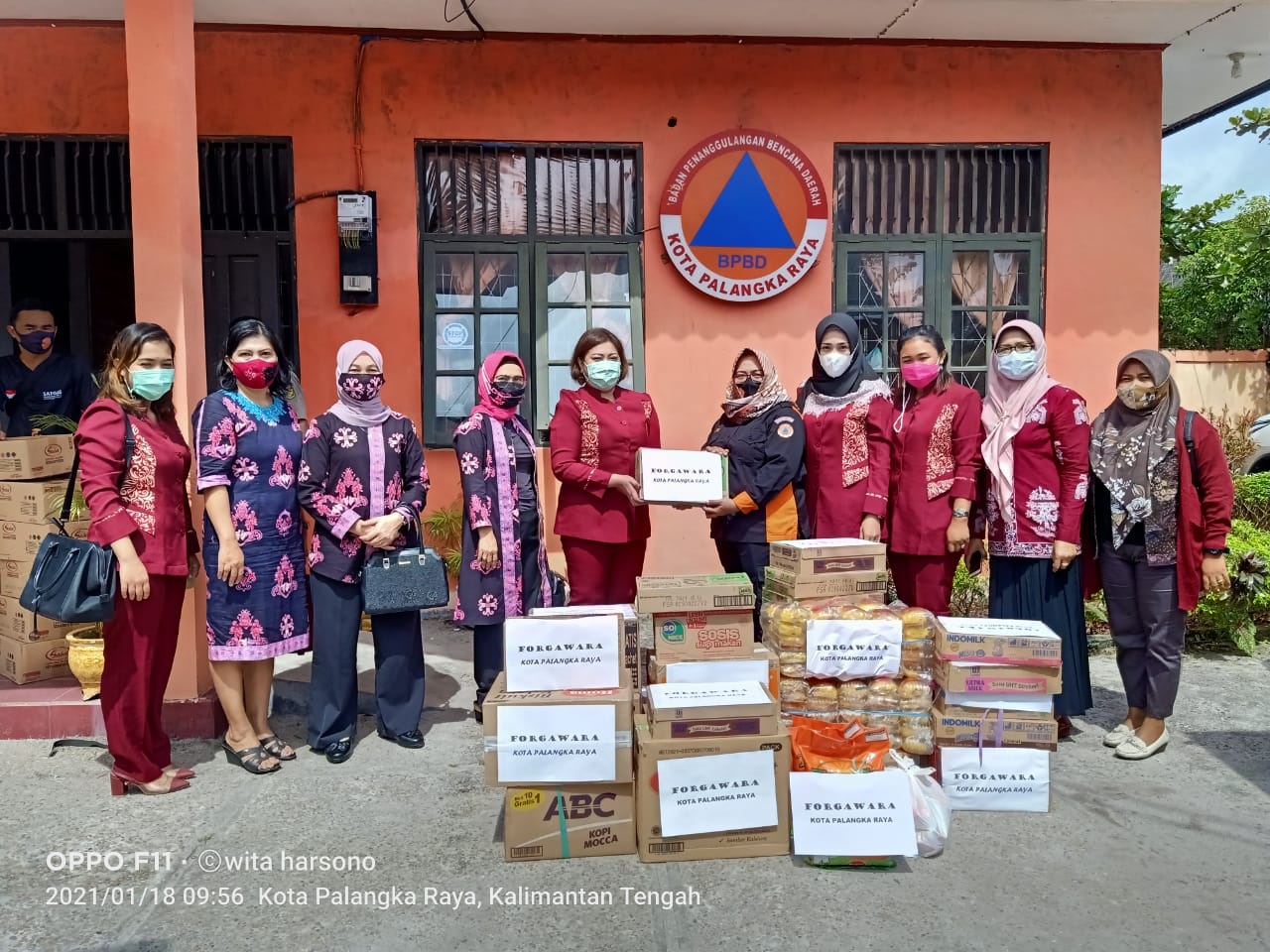Peduli Korban Banjir Kalsel, Forgawara Palangka Raya Salurkan Bantuan