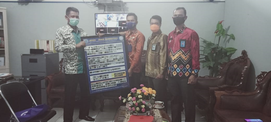 KOMITMEN BERANTAS NARKOBA- Karutan Palangka Raya Koordinasi Bersama BNNK