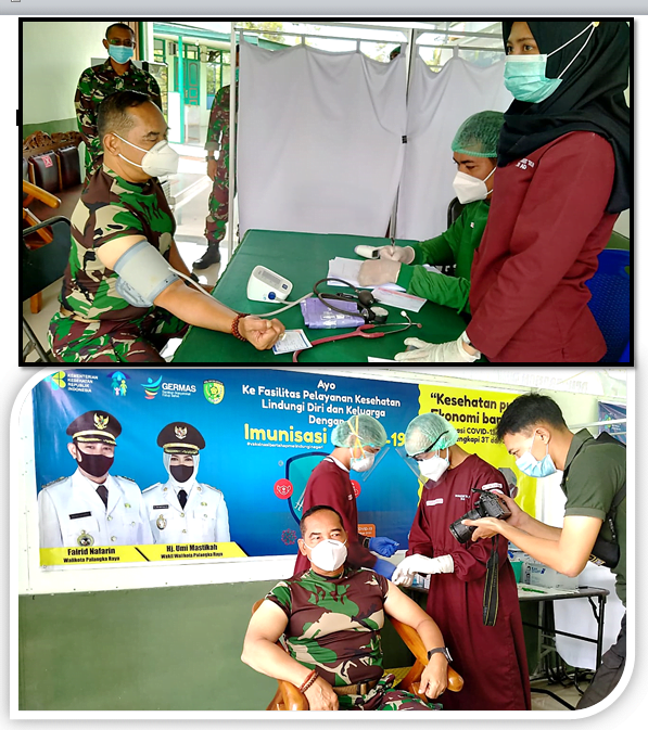 Danrem 102/Pjg Divaksin Kedua