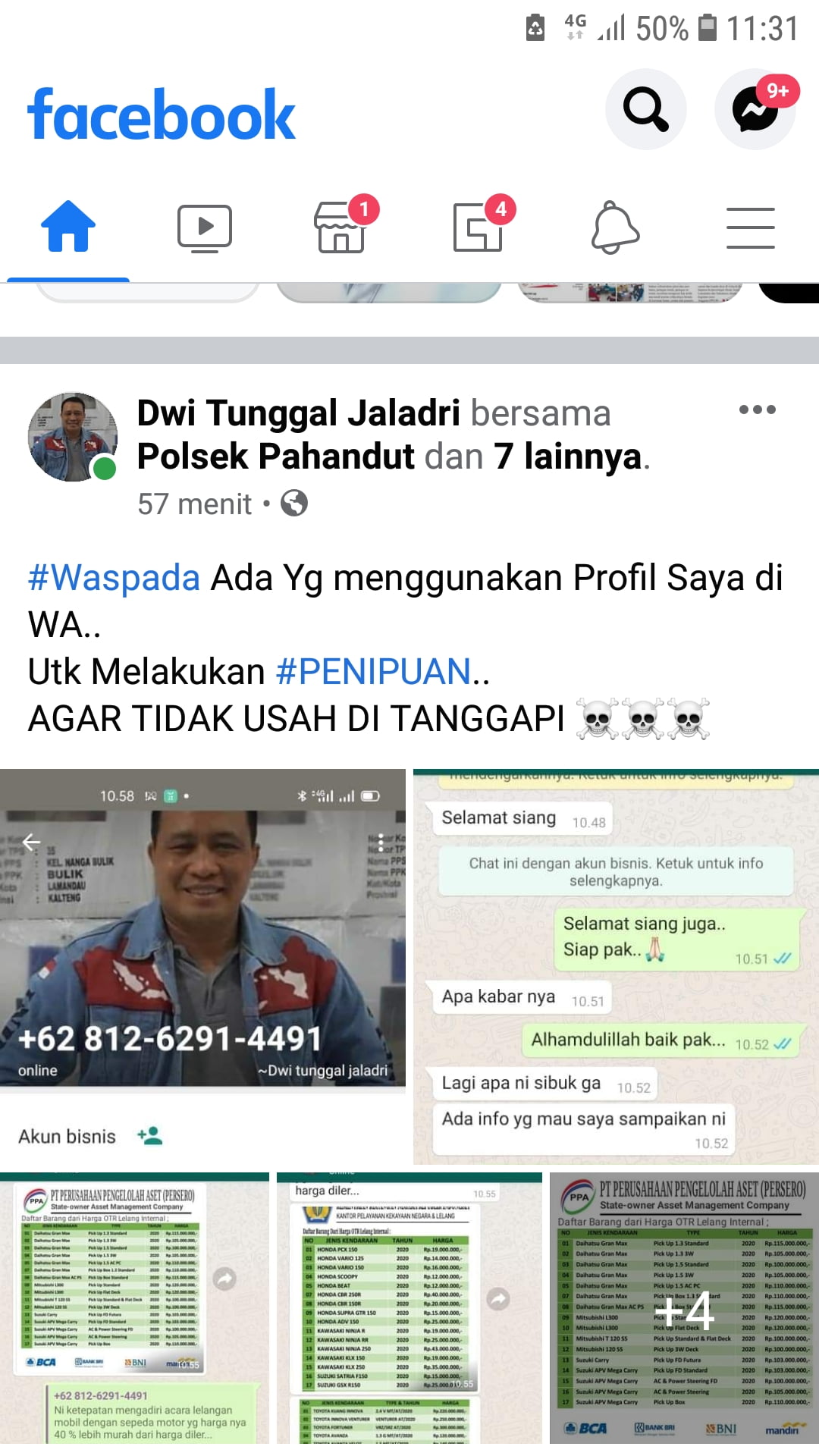 Waspada! Nama Kapolresta Dicatut