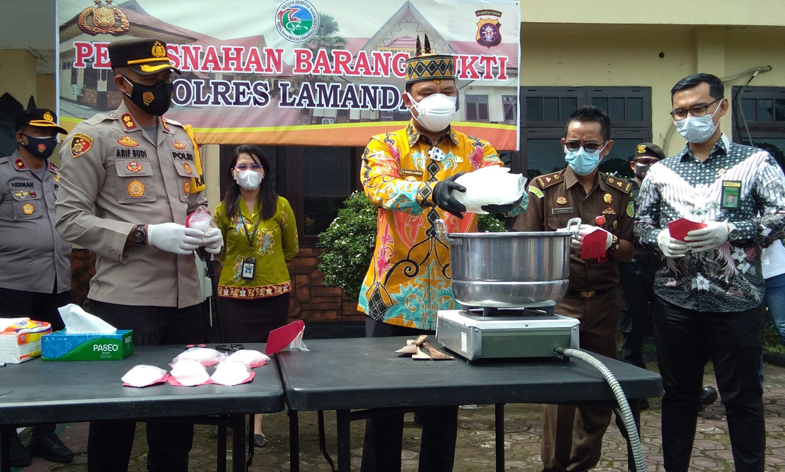 Bupati Lamandau "Rebus" 1,7 Kg Sabu