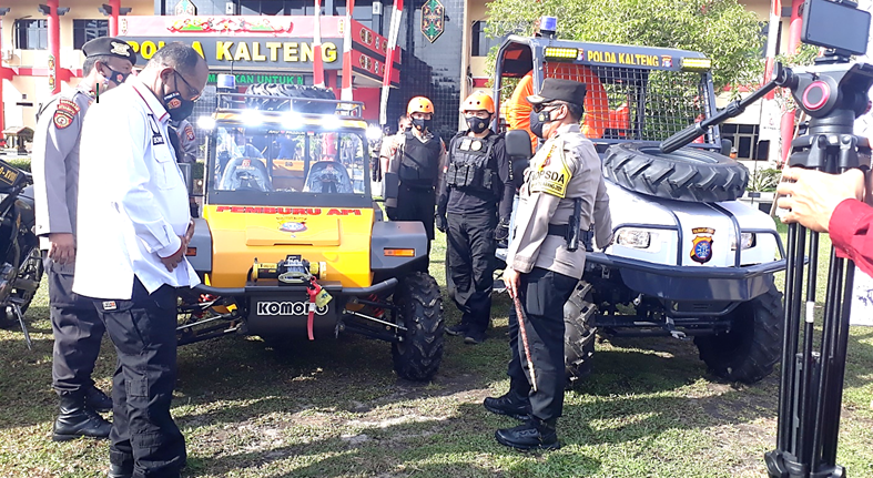 ATENSI PRESIDEN - Polda Persiapkan Penanggulangan Karhutla