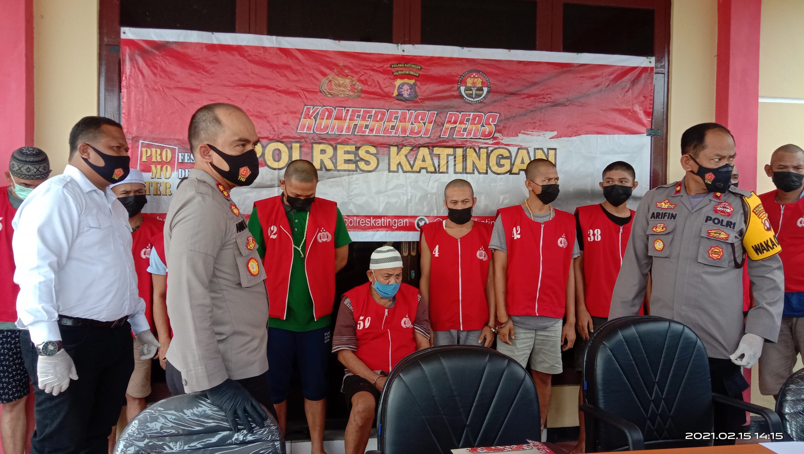 POLRES KATINGAN GENCAR PERANGI NARKOBA-Satu Bulan, Sita 141,1 Gram Sabu di 8 TKP