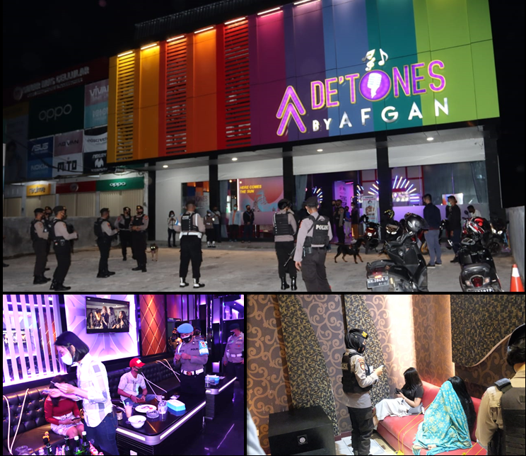 Polda Kalteng Razia THM