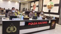 680 Bhabinkamtibmas Se-Kalteng Ikuti Apel Zoom Meting Bersama Kapolda