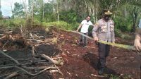 KARHUTLA – Lahan  Jalan Yos Sudarso Ujung Terbakar