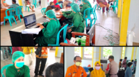 Vaksinasi Pedagang Pasar Kahayan Berjalan Lancar