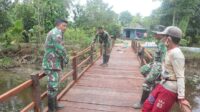 Jembatan TMMD Mudahkan Petani Angkut Hasil Panen Jembatan TMMD Mudahkan Petani Angkut Hasil Panen