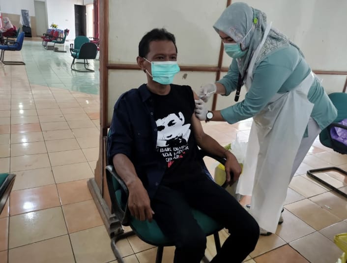 Terima Vaksin Ke-2, Ini Pesan Pengurus PWI Kapuas pada Anggotanya