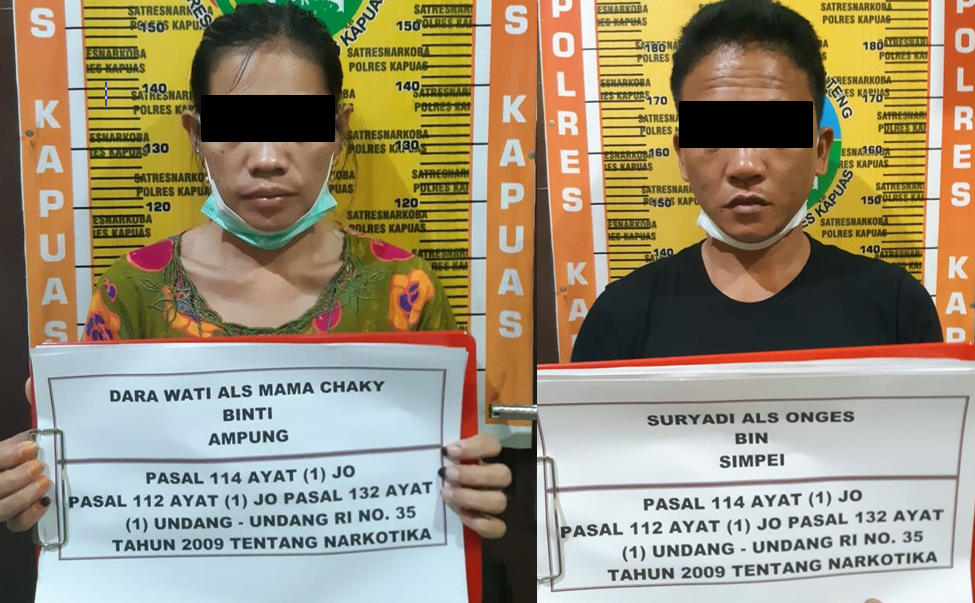 Simpan Narkoba, Mama Chaky dan Onges Ditangkap