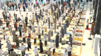Tarawih Perdana, Masjid Darussalam Terapkan Prokes Ketat Tarawih Perdana, Masjid Darussalam Terapkan Prokes Ketat