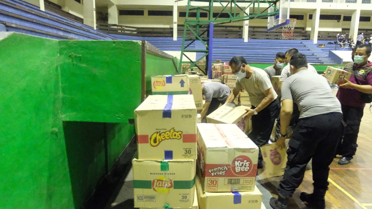Bantuan Kemanusiaan Polda Kalteng Tiba di Bali
