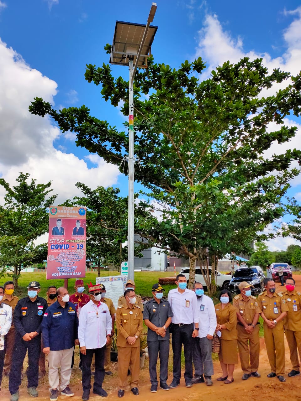 400 Titik PJU-TS di Kalteng Menuju Visi Indonesia Terang