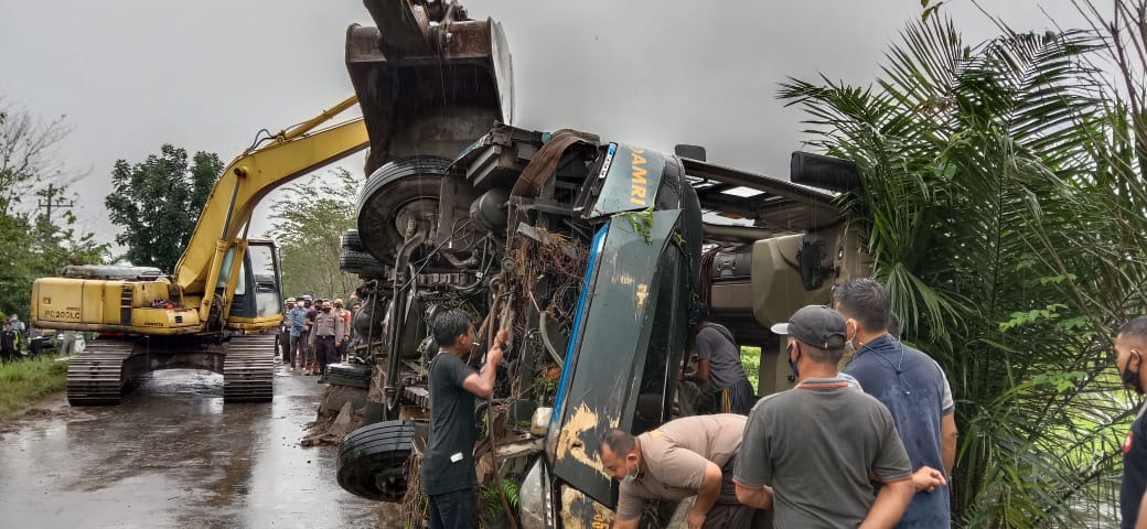 KECELAKAAN BUS DAMRI - Meninggal, Jasa Raharja Santuni Rp50 Juta