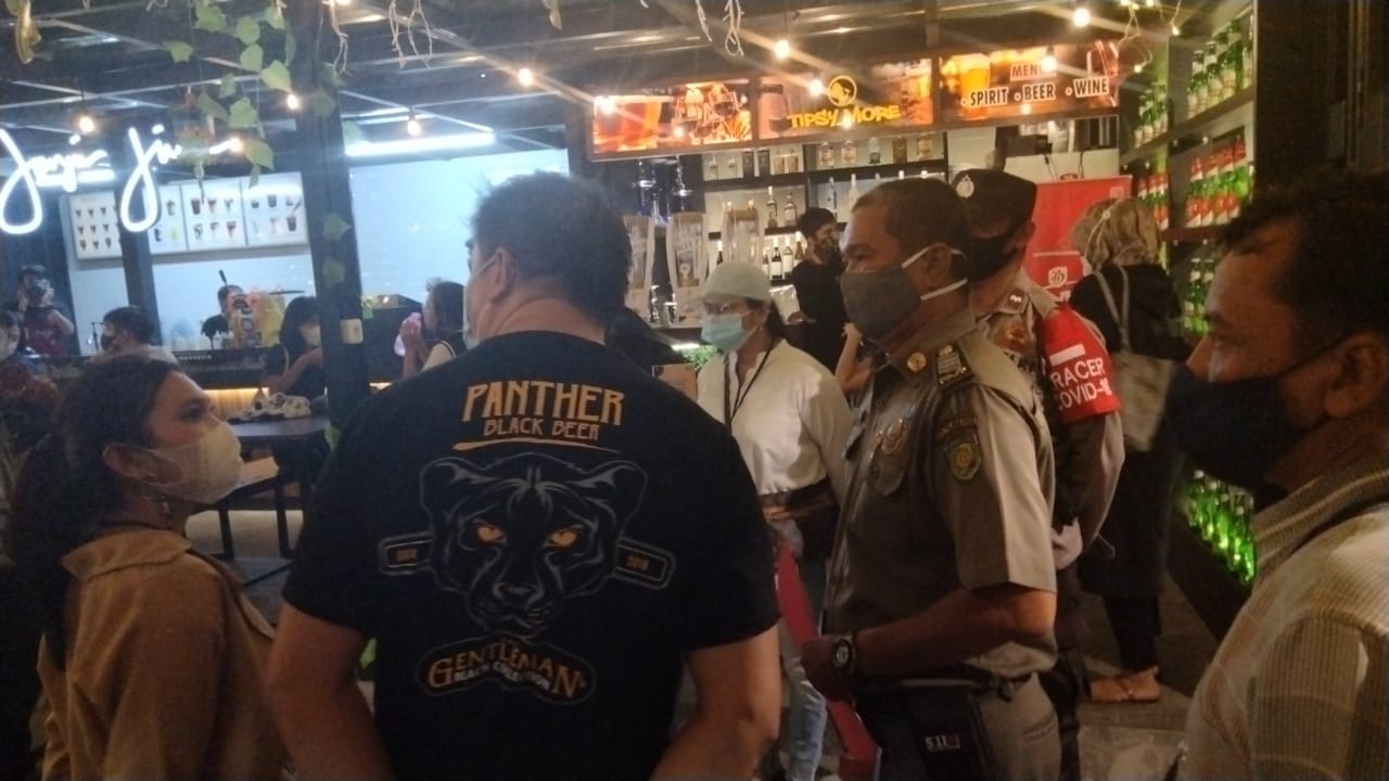 Acara Kontes Dance di Food Market O2 Dihentikan Petugas