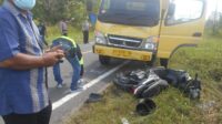 Pengendara Beat Tewas Disambar Truk Pengendara Beat Tewas Disambar Truk