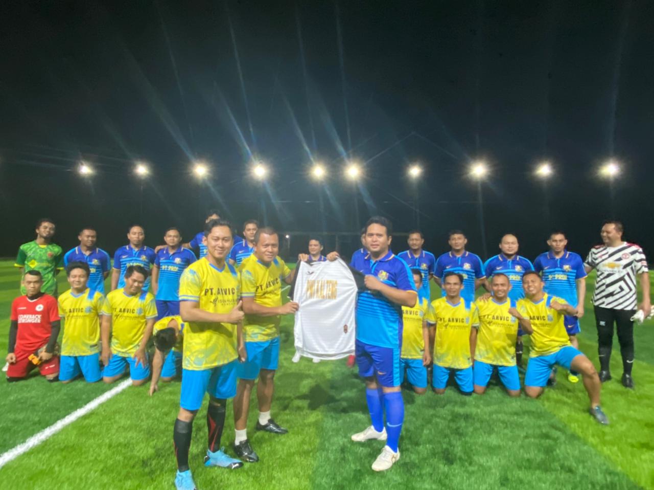 Ujicoba Lapangan Mini Soccer Baru di Palangka Raya