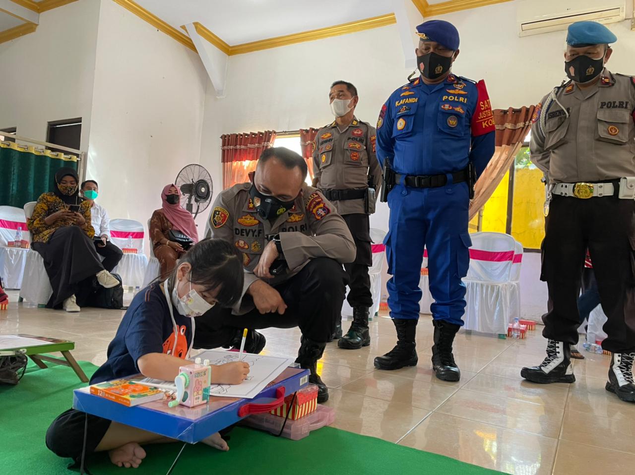 Lomba Warna Meriahkan HUT Ke-75 Bhayangkara