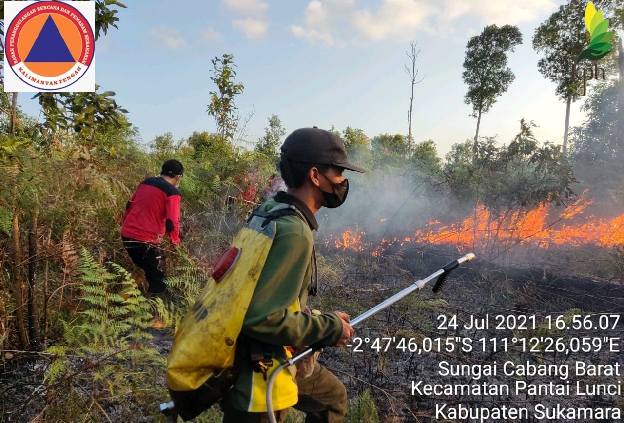 23 Titik Panas Terpantau di Kalteng