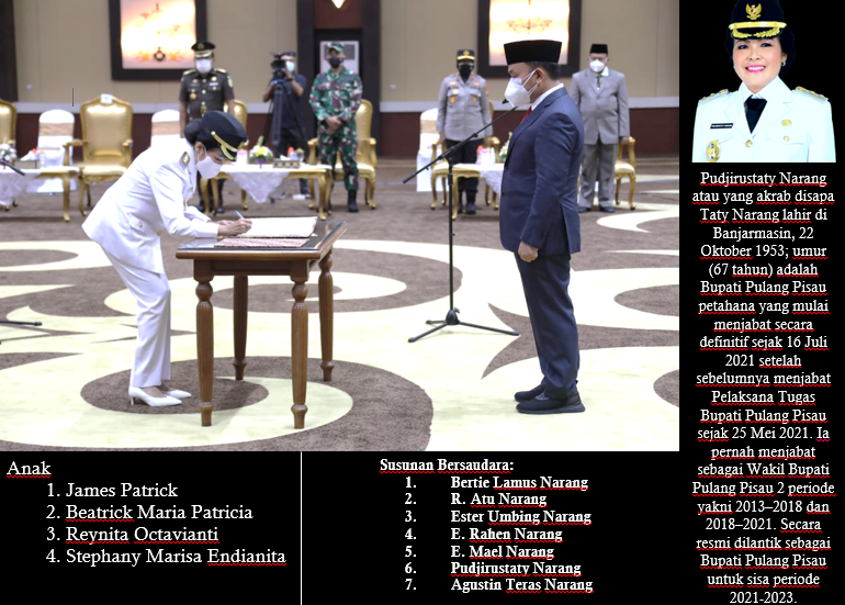 Taty Narang Resmi Pimpin Pulang Pisau