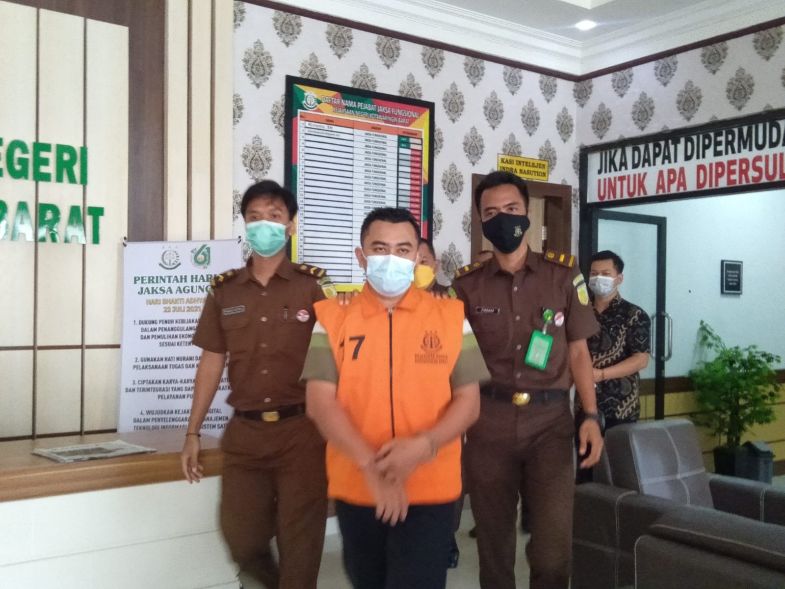 PUTUSAN MA-ASN Pemalsu Rapid Antigen di Kobar Dieksekusi