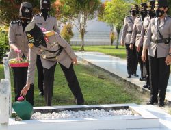 Polwan Kalteng Ziarah ke TMP Sanaman Lampang