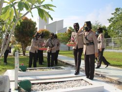 Polwan Kalteng Ziarah ke TMP Sanaman Lampang