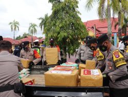 Kapolres Kobar Pimpin Apel Baksos Berbagi Senyum Alumni AKPOL 2000