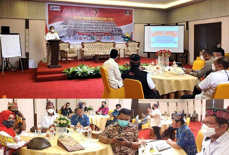 Polda Kalteng Gelar FGD Strategi Membangun Ormas Adat Cegah Konflik Sosial
