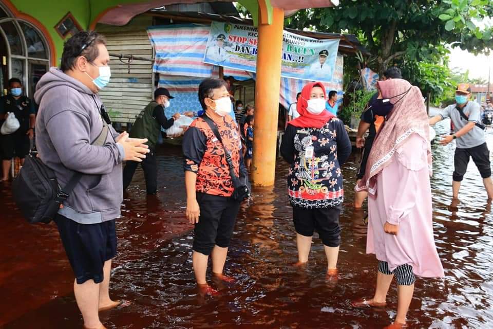 Palangka Raya, Debit Air Sejumlah Kelurahan Naik