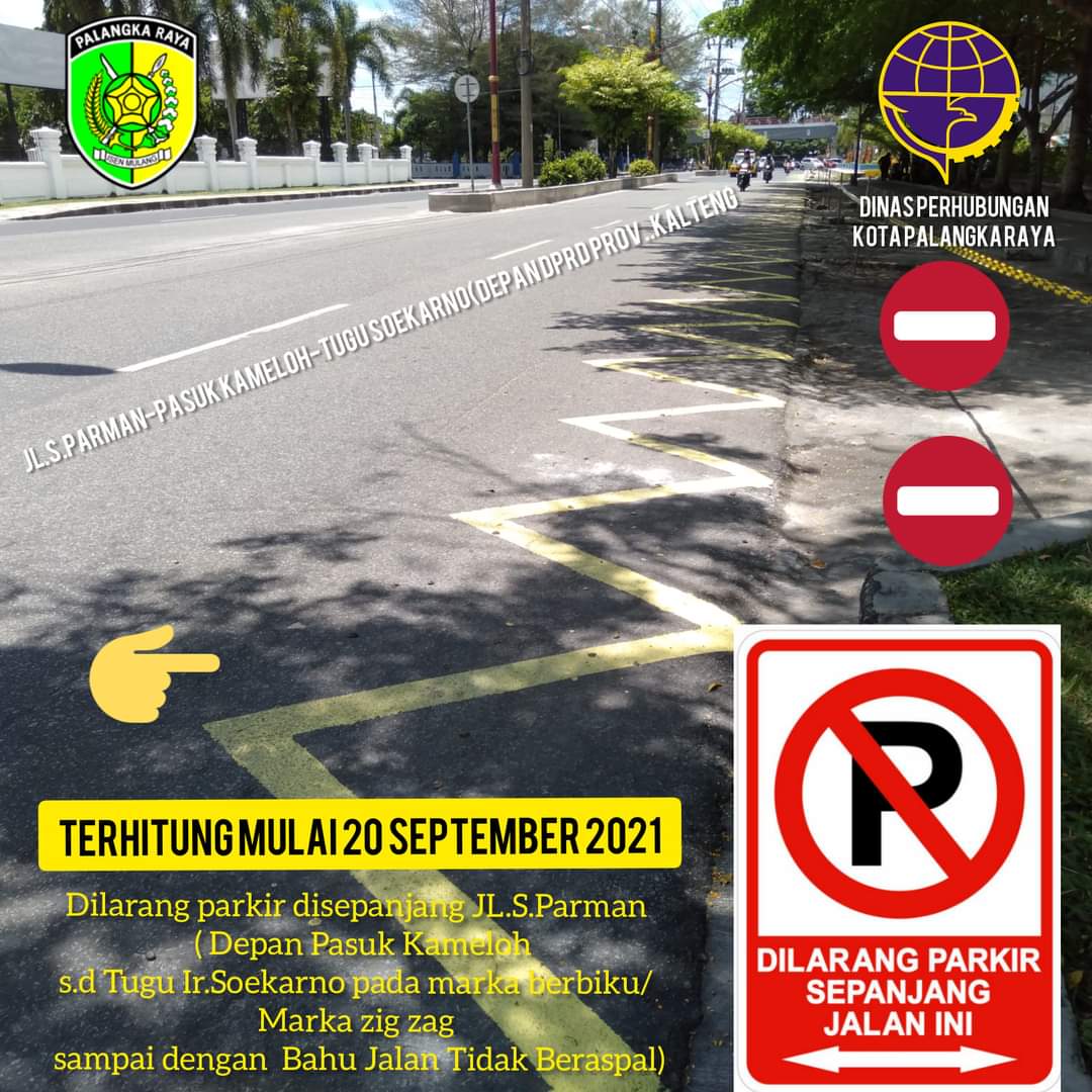 Kawasan Tugu Soekarno Dilarang Parkir