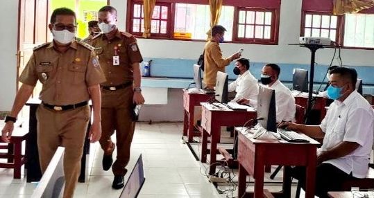 Satgas Covid-19 Pantau Ujian PPPK di Mura