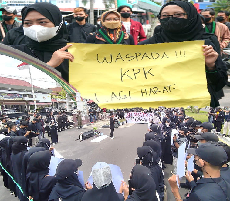 Mahasiswa IAIN Tolak Ketua KPK