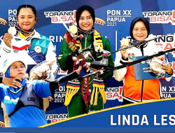 PON XX PAPUA 2021 – Hamil 9 Bulan, Linda Lestari Sumbang Perunggu untuk Kalteng