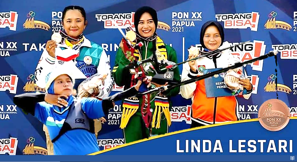 PON XX PAPUA 2021 - Hamil 9 Bulan, Linda Lestari Sumbang Perunggu untuk Kalteng