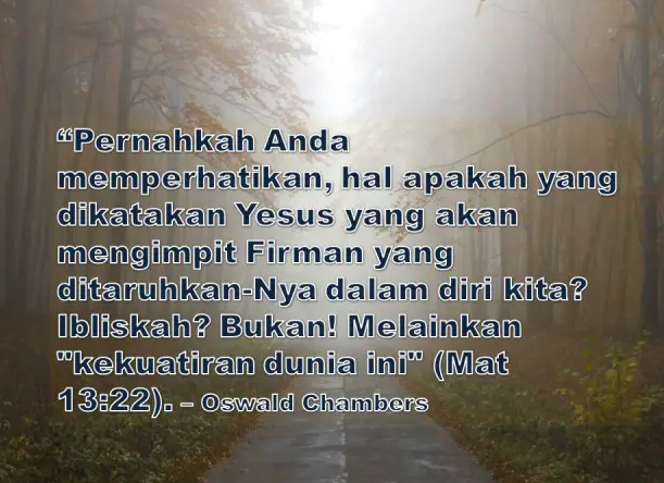 KEKUATIRAN DAN PEMELIHARAAN ALLAH