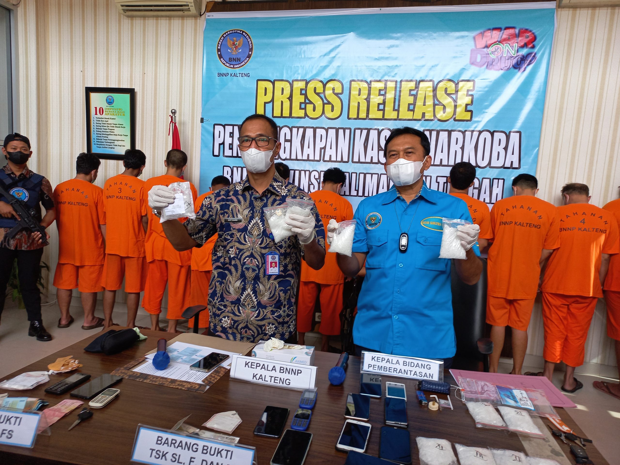 BNNP Gagalkan Peredaran 1,25 Kg Sabu