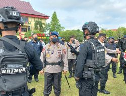 Kapolda Sambut 201 Personel Brimob Usai Amankan PON XX Kapolda Sambut 201 Personel Brimob Usai Amankan PON XX