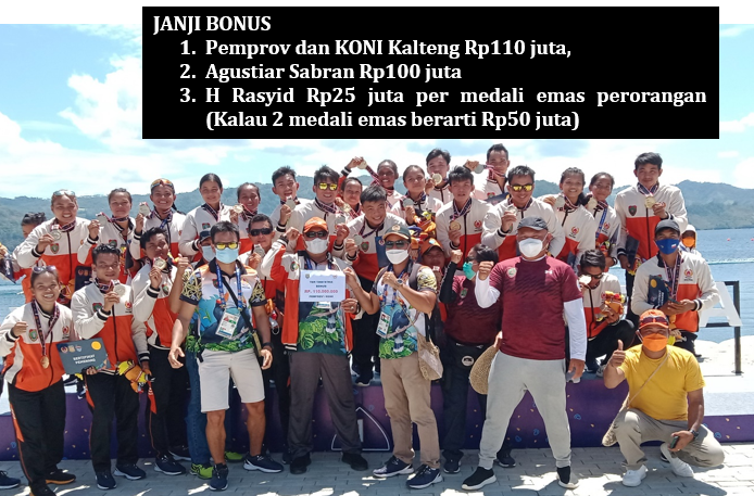 Atlet Dayung Tagih Janji Bonus Pemprov, H Agustiar dan H Abdul Rasyid