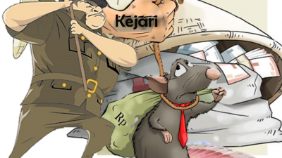 Kades Bunut dan Bendahara Ditahan
