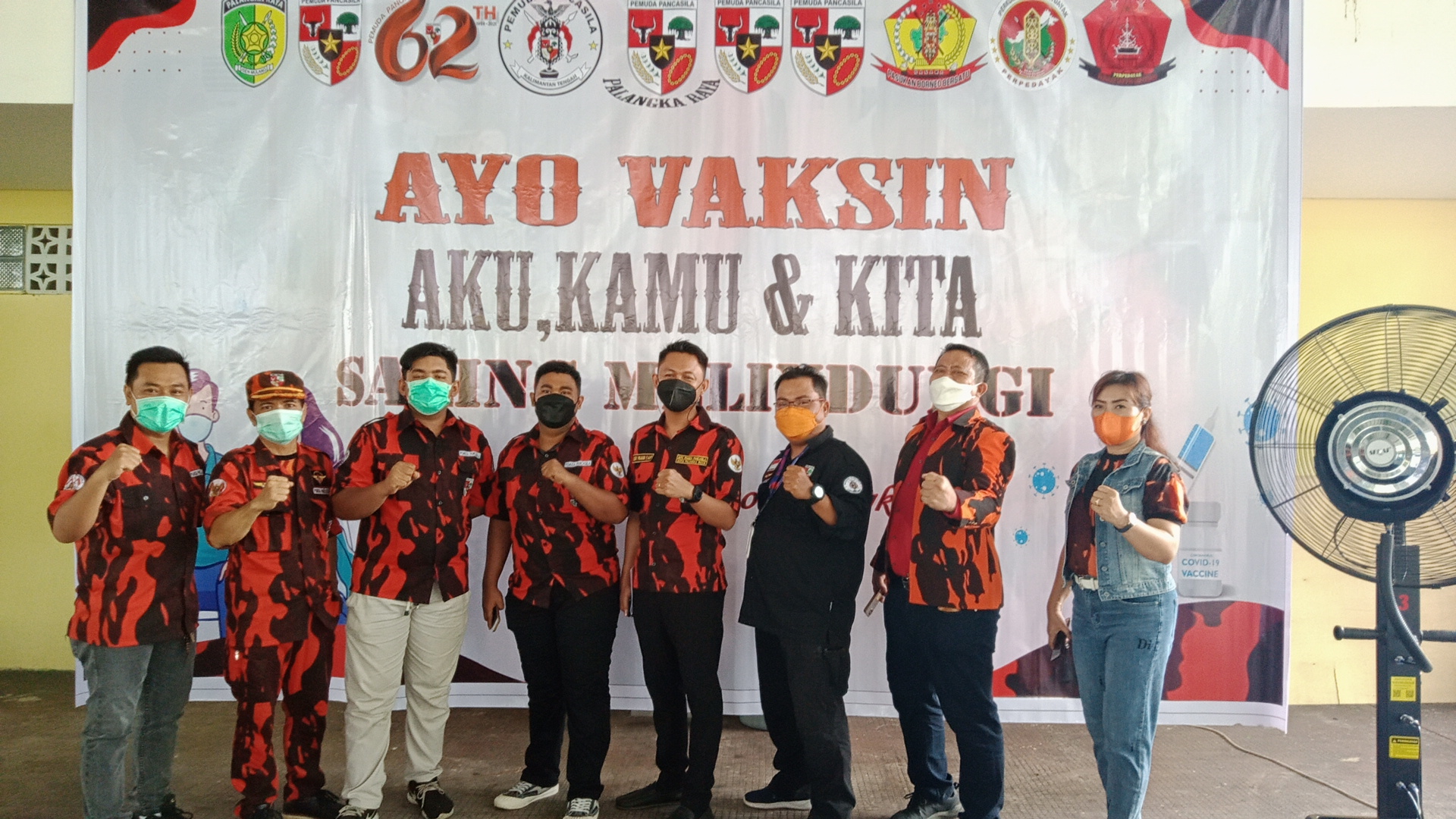 Masyarakat Antusias dengan Vaksinasi MPW Pemuda Pancasila Kalteng Masyarakat Antusias dengan Vaksinasi MPW Pemuda Pancasila Kalteng