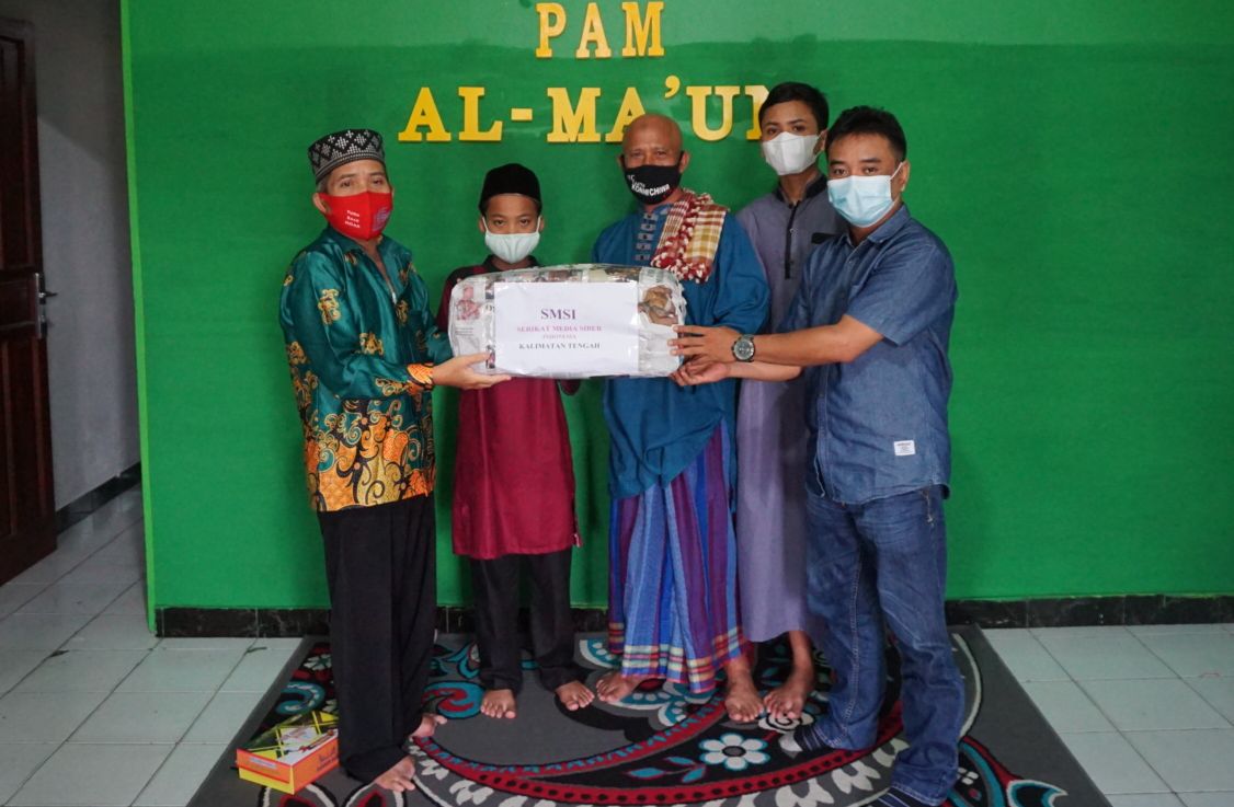 RANGKAIAN HUT KE-12 TABENGAN- Tabengan dan SMSI Kalteng Santuni Panti Asuhan Al-Ma’un