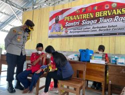 Kapolres Kobar Inisiasi Kegiatan Vaksinasi Bagi Santri