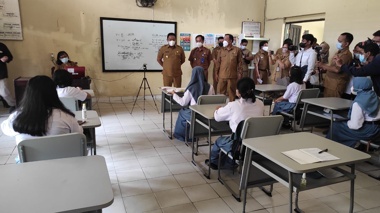 PTM TERBATAS- Wagub: Siswa Terpapar, Sekolah Segera Karantina