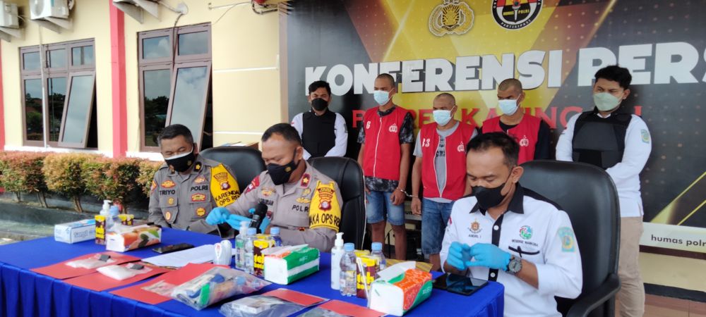 Bandar dan Kurir Sabu Katingan Diamankan