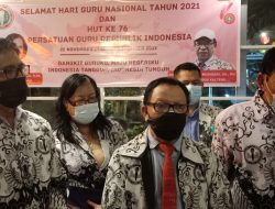 PERINGATAN HUT PGRI KE 76 DAN HARI GURU NASIONAL 2021-PGRI Kalteng Gelar Diskusi Terbuka