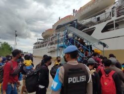 H – 3 Natal, Ratusan Pemudik Kapal Bertolak ke Surabaya