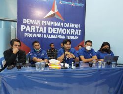 Jumat, Pengurus DPD Demokrat Kalteng Dilantik