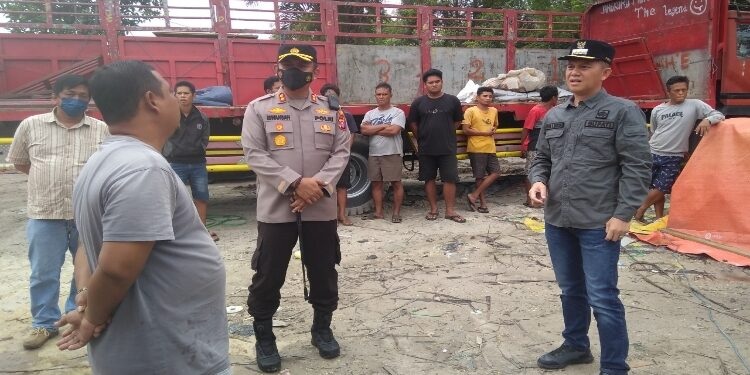   Bupati Gumas Marahi Sopir Truk PT Taiyoung